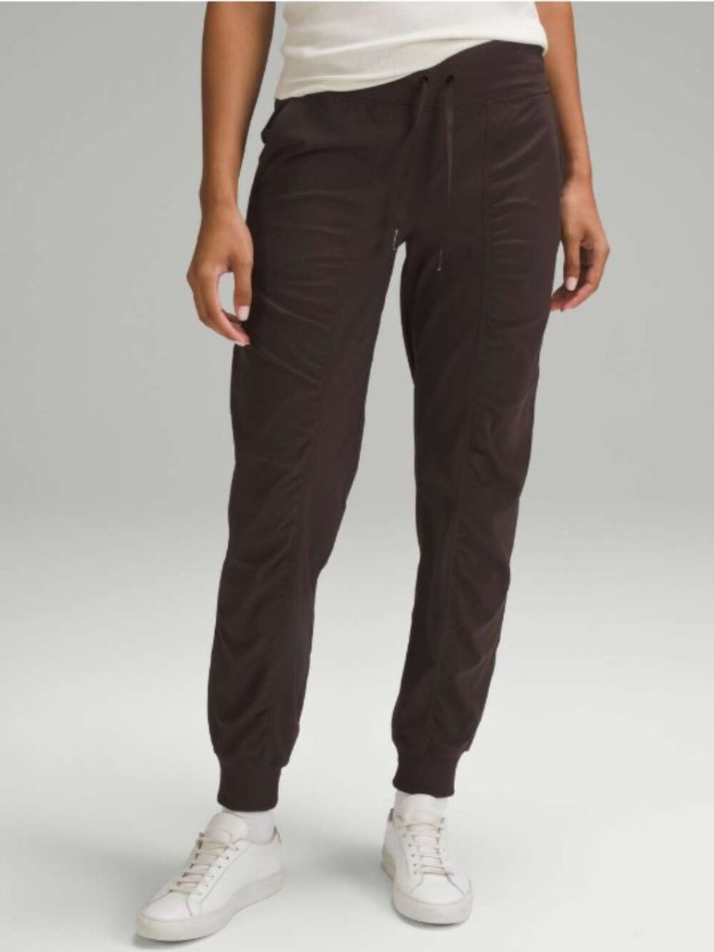 Lululemon Dance Studio Mid-Rise Jogger Full Length Espresso Brown Sz 10